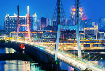 Obraz premium Bridge Night