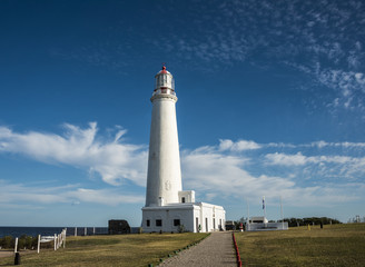 Fototapeta na wymiar La Paloma lighthouse Uruguay, 1874. Active