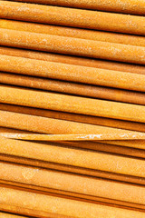 Rusty metal tube background texture