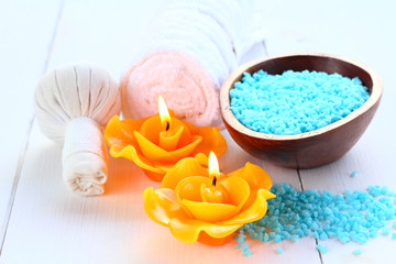 Spa and massage relaxation.