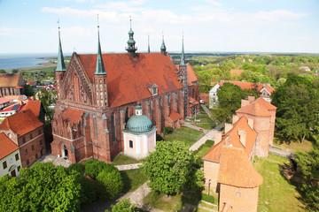 Frombork Cathedral Poland - obrazy, fototapety, plakaty