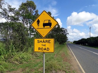 Road Sign in Outback Australia 