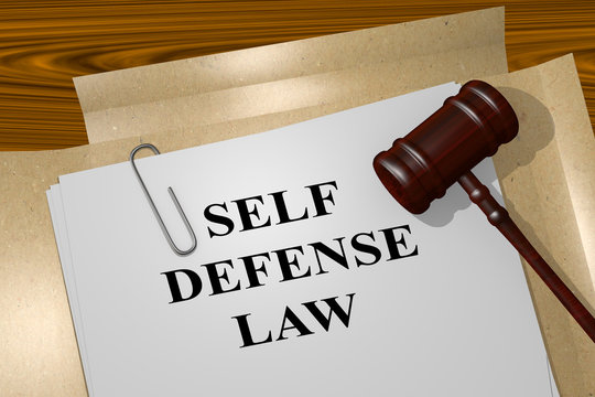 Self Defense Law Legal Concept