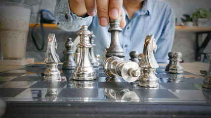 Winning chess move in the checkmate