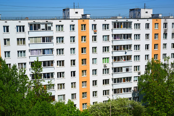 panel 9-storey house in Zelenograd, Moscow