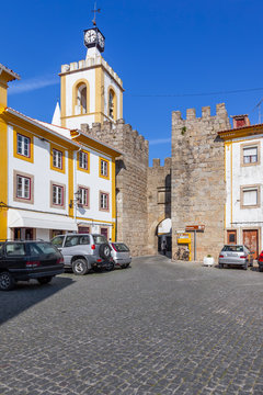 The Town Gate (Porta da Vila) of Nisa. Nisa, Portugal.