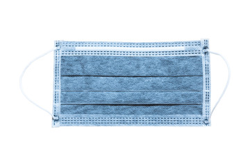 Dust mask isolate on white background with clipping path