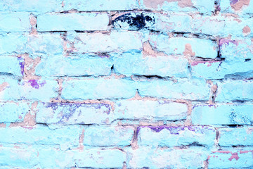 Brick texture with scratches and cracks