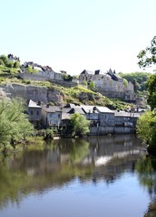 Fototapeta na wymiar Terrasson Lavilledieu sur la Vézère, Dordogne,périgord noir