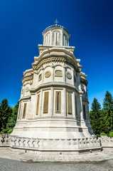 Fototapeta premium Curtea de Arges monastery, Romania. Curtea de Arges Monastery is known because of the legend of architect master Manole. It is a landmark in Wallachia, medieval Romania.