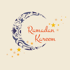 Happy Ramadan Kareem, greeting background vector illustration