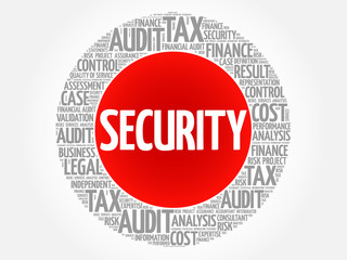 SECURITY word cloud, business concept