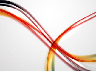 Modern curve stripes template