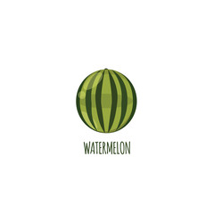 Watermelon Flat Vector