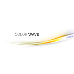Obraz premium Shiny color wave