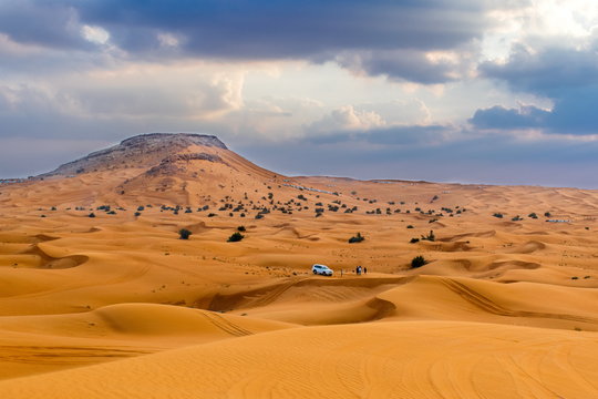 Desert safari in Dubai, United Arab Emirates
