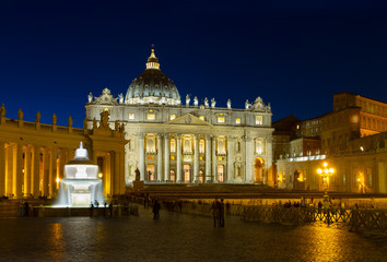 Fototapeta premium St. Peter's cathedral in Rome, Italy