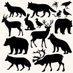 animals in the forest