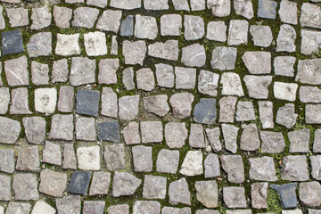 Paving stone view from above