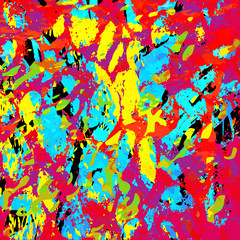Panele Szklane Podświetlane  Piękne abstrakcyjne plamy graffiti ilustracja wektorowa tekstury grunge