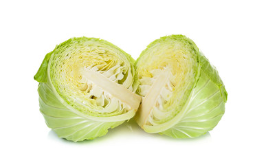 Fototapeta premium Cabbage isolated on the white background