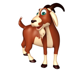 fun Goat funny cartoon character