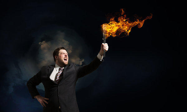 He is searching for solution