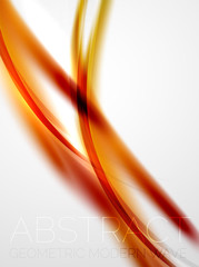 Naklejka premium Blur glowing wave corporate business identity template