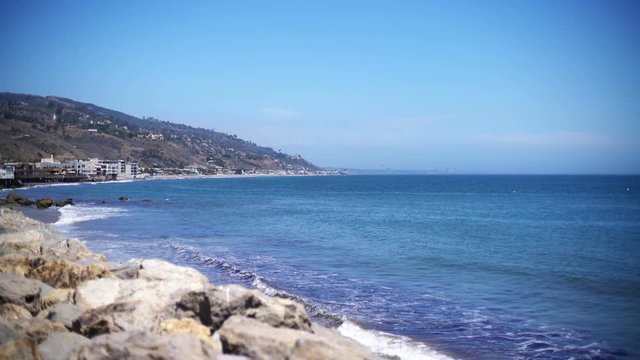 Rocky Shore 09 Malibu California Coastline