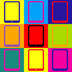 Computer tablet sign