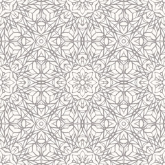 Seamless pattern with ethnic lace ornament