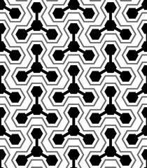 Abstract pattern of hexagons.