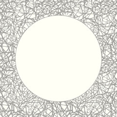 Abstract background with geometric ornament