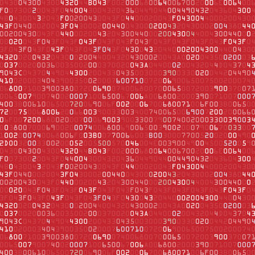 Security background with HEX-code