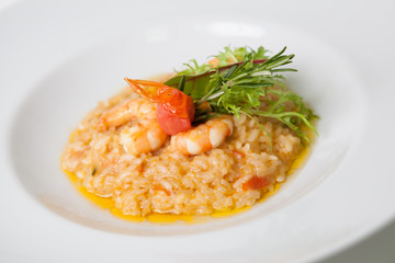 Risotto with srimps