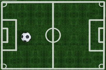 Soccer football field stadium grass