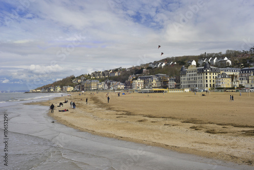 La Plage De Trouville Normandie Stock Photo And Royalty