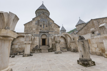 Fototapeta na wymiar The 13th century Haghartsin monastery in Armenia.The ancient mon