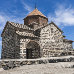 Fototapeta premium The 9th century Armenian monastery of Sevanavank at lake Sevan.