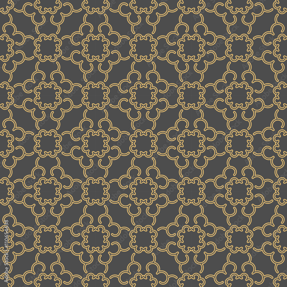 Poster seamless vector linear geometric pattern