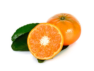 Oranges fruit isolated on a white background