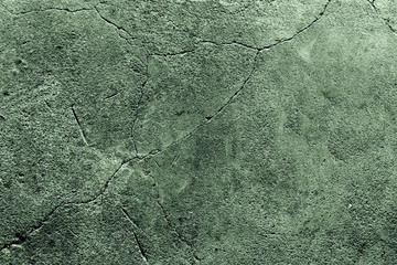 rissige grüne Wand