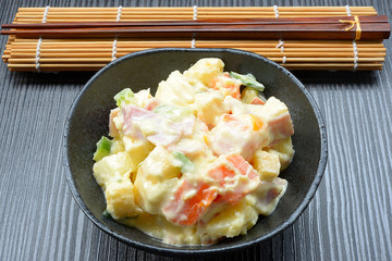 Delicious Japanese potato salad
