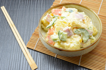 Delicious Japanese potato salad
