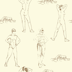 Seaml Women on beach-04