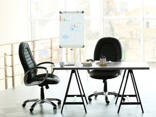 Modern stylish office work place