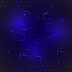 Abstract digital technology background. Digital technology innovation concept. Vector illustration.