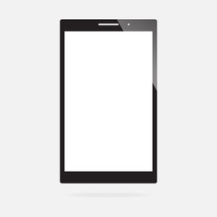 Blank screen of smartphone