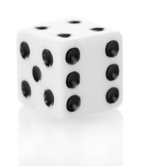 Bone 3D for games isolated on white. Close-up.