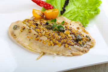 Baked tilapia